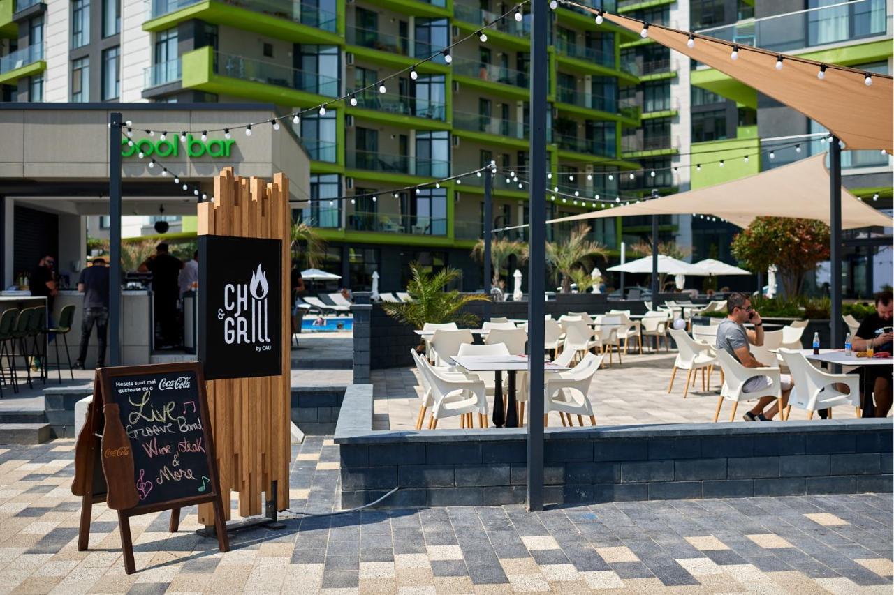Rebeq Aparthotel Alezzi Beach Năvodari Exterior foto